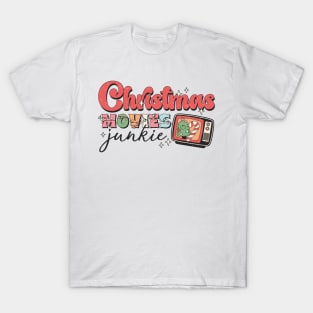 Vintage Christmas TV Design T-Shirt